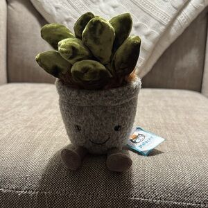 Jellycat NWT Silly Succulent Jade